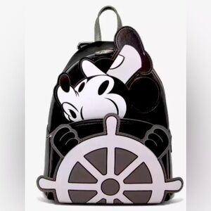 Loungefly Disney Steamboat Willie Mini Backpack NWT​​